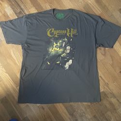 Cypress Hill Rare Mens Size 3XLarge  Charcoal Bonfire Short Sleeve Shirt