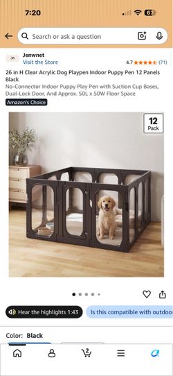 Pet playpen