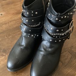 Women’s Black Punk Boots