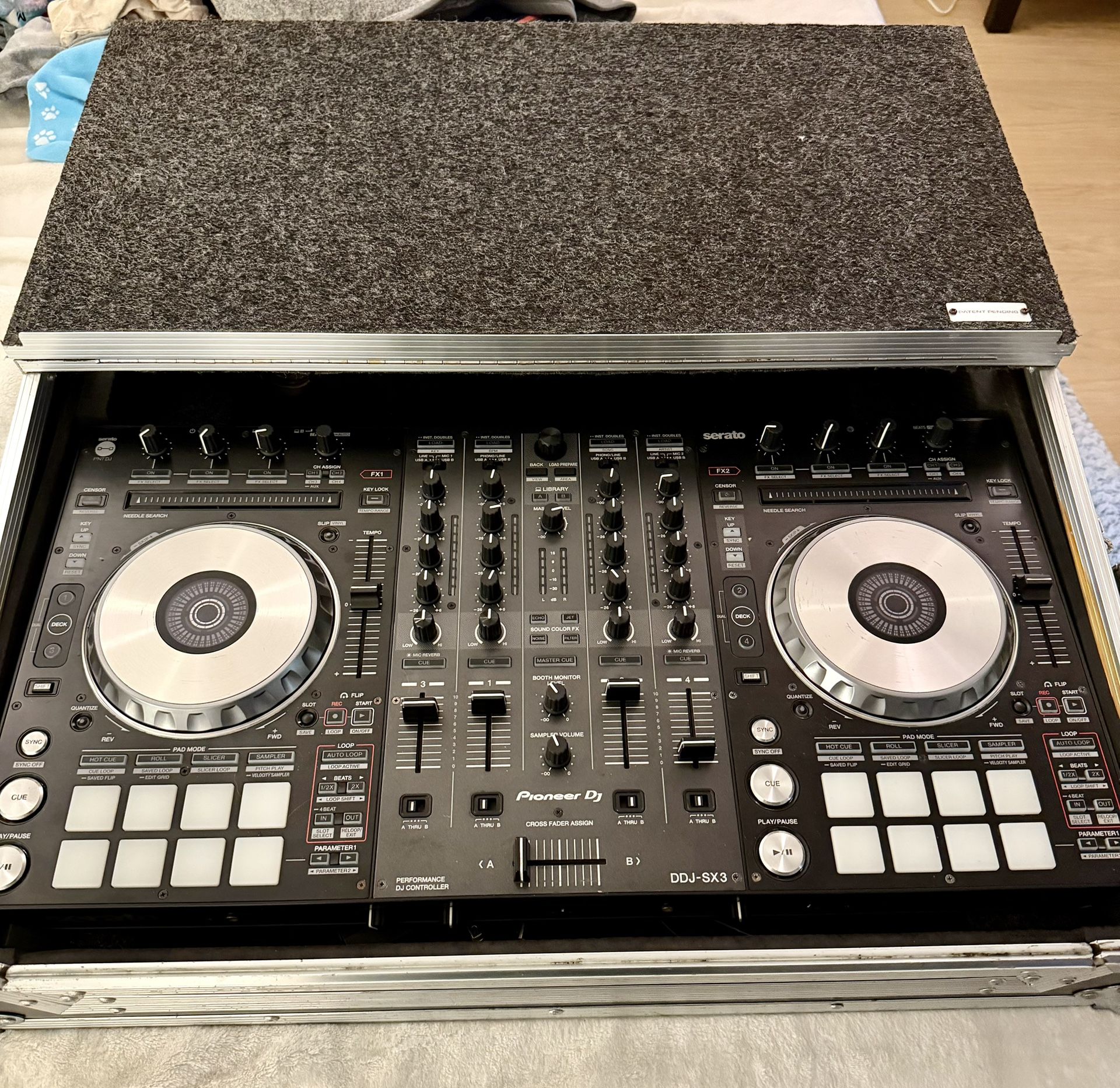 🔥 Pioneer DDJ-SX3 Professional DJ Controller + Odyssey Flight Case – Used, Fully Functional 🔥 💰 $750 or best offer  Bring pro-level performance to 