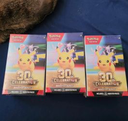 Pokemon booster bundle 30th anniversary