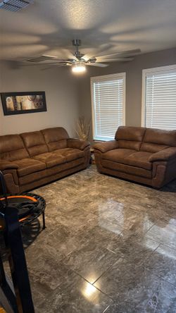 2 Light brown Couches