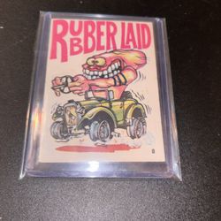 Odd Rods 1973 Donruss Rubber Laid Sticker Card 