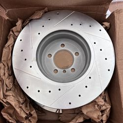 F30 Front Drilled and Slotted Rotors