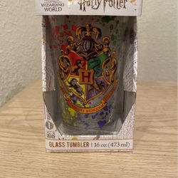 Harry Potter 16oz Glass Tumbler
