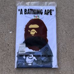 Blue Bathing Ape Big Ape Head White T-Shirt Size XXL NIB 