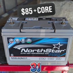 Northstar /  AGM / Group Size 31 / Truck Battery 