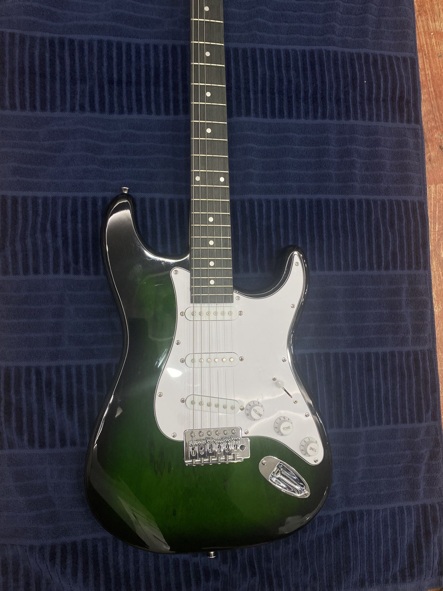 Green fade Stratocaster