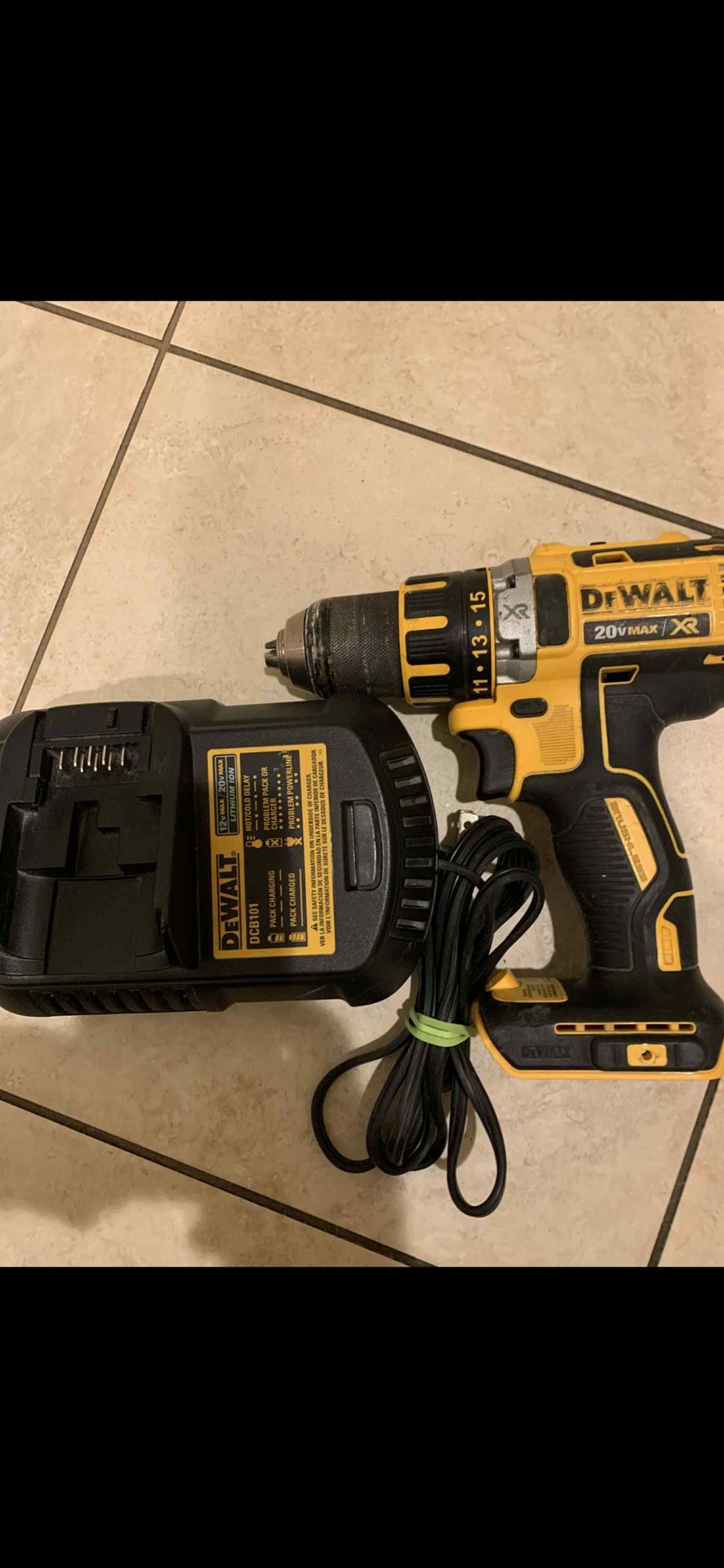 DEWALT Drill And Charger 20V Max/XR