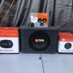 JBL 10 Inch Sub With 6x9 6.5 & Tweeters 