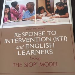 Response To Intervention (RTI) And English Learners