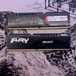 Kingston Fury Beast DDR5 Ram 2x8 5600mhz