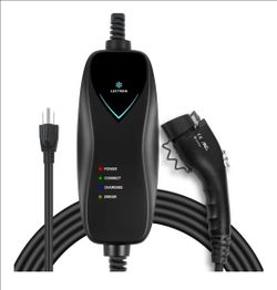 Lectron Level 1 EV Charger - ETL Certified, 120V, 15 Amp, 16 ft Extension Cord & J1772 Cable - Portable Electric Car Charger for J1772 EVs and Plug-in