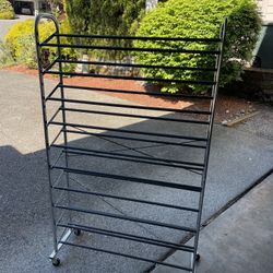 Shoe Rack With Good Condition With Rollers