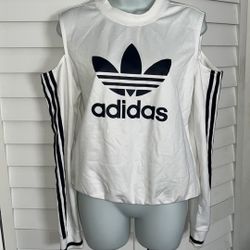 Addidas Women’s Top With Cut Out Shoulders 