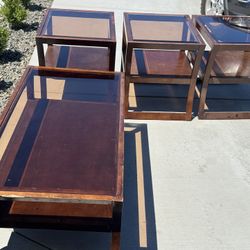 Coffee Table with 3 matching End Tables