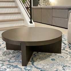 Kirklands round 2024 coffee table