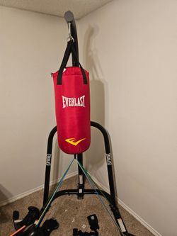 Punshing Bag With Gloves 2 Pairs