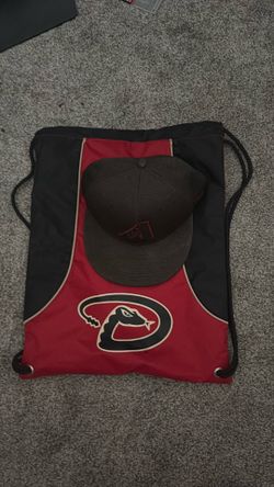 Arizona Diamondbacks Hat + Drawstring Bag Bundle