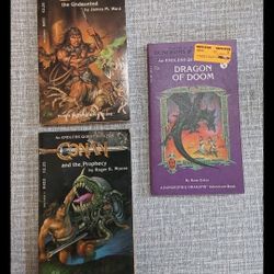 TSR Endless Quest Lot #19-20 #13 Conan the Undaunted ROG MOORE, WARD  1st 1984 