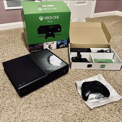 Microsoft Xbox One 1tb Console - Black (Excellent Condition)