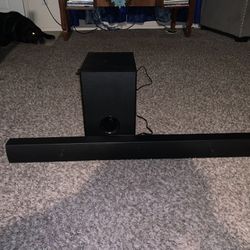 Sound Bar And Subwoofer For Sale 