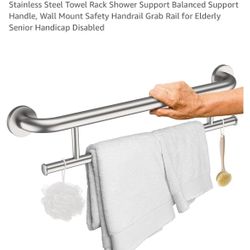 Towel grab bar