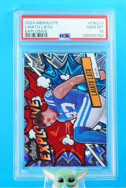 2024 Absolute Explosive Laiatu Latu ROOKIE #EX-LLU PSA 10