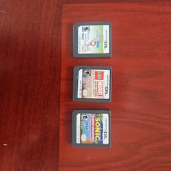 DS Games All 3 For $20