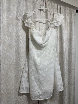 White floral Dress