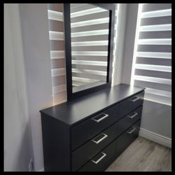 NEW DOUBLE DRESSER WITH MIRROR 🛠️ ASSEMBLED