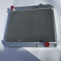 3-row Full Aluminum Radiator For 63-66 Chevrolet C10 C20 C30 K10 K20