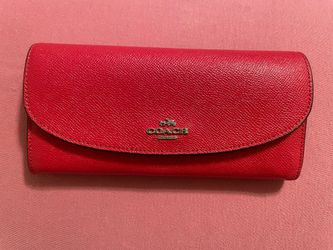 Red Coach Wallet