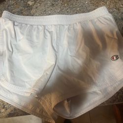 Champion Sport Athletic Running Split Shorts Women’s Size L Excellent Condition