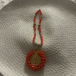 Coin Pendant Religious Charm 