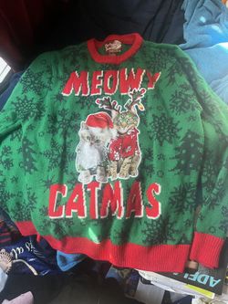 Cat Ugly Christmas Sweater