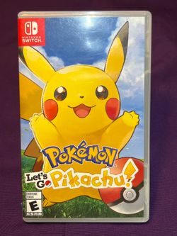Nintendo Switch Pokemon Let’s Go Pikachu
