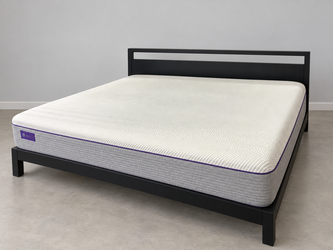 King-Size Purple Mattress & Bed Frame
