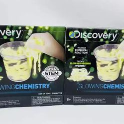 Discovery Glowing Chemistry Set Bundle Of 2 Science Technology