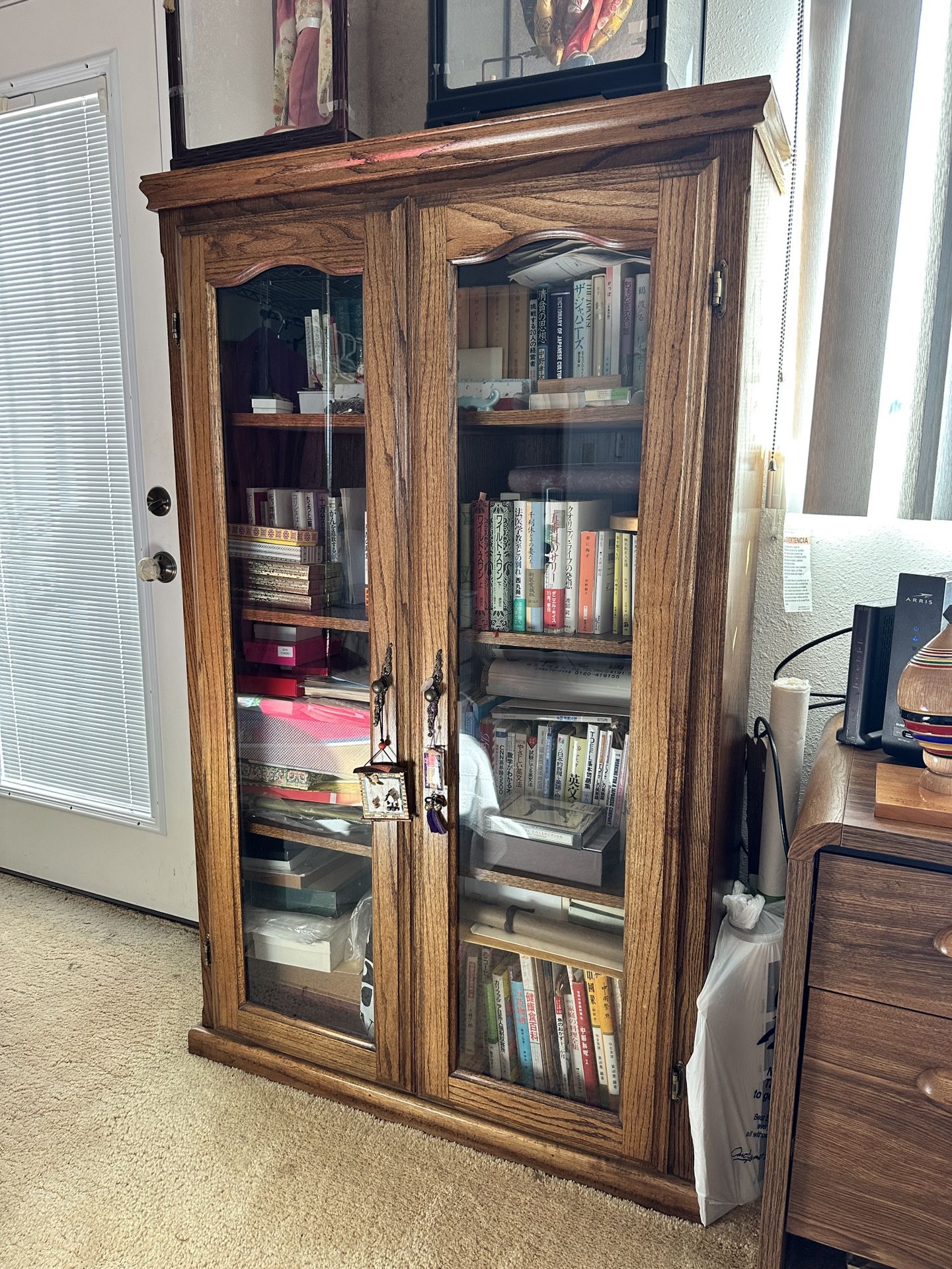 Book Case/ curio Cabinet