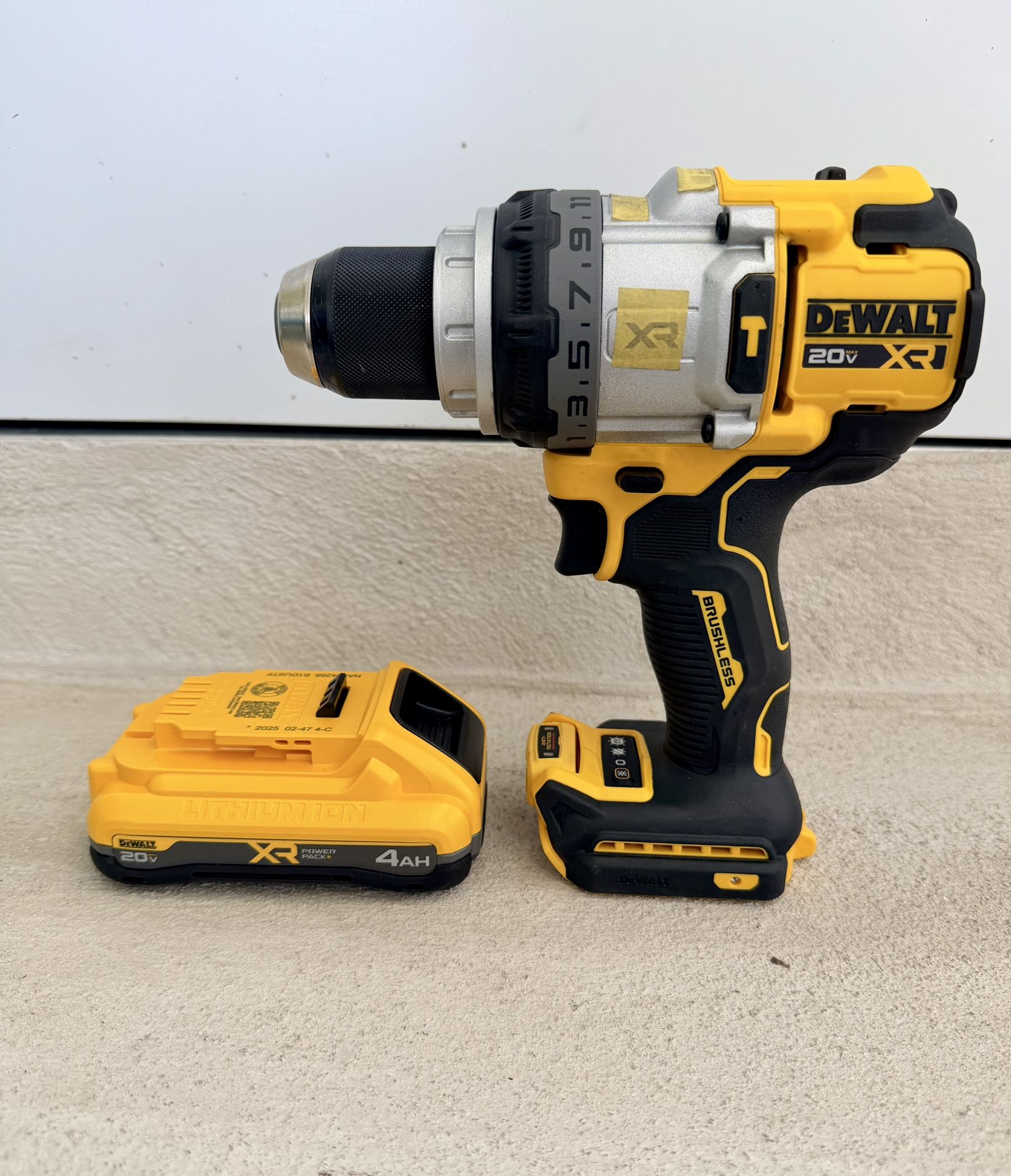 Dewalt Hammer Drill DCD1007 With 4ah Battery