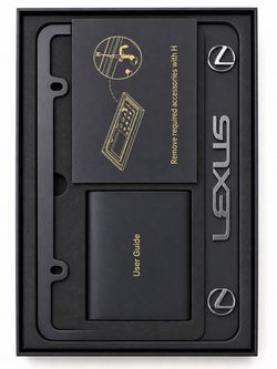 Lexus license plate frame