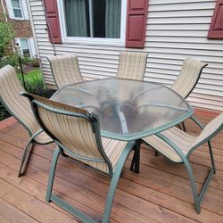 6 Person Patio Dining Set