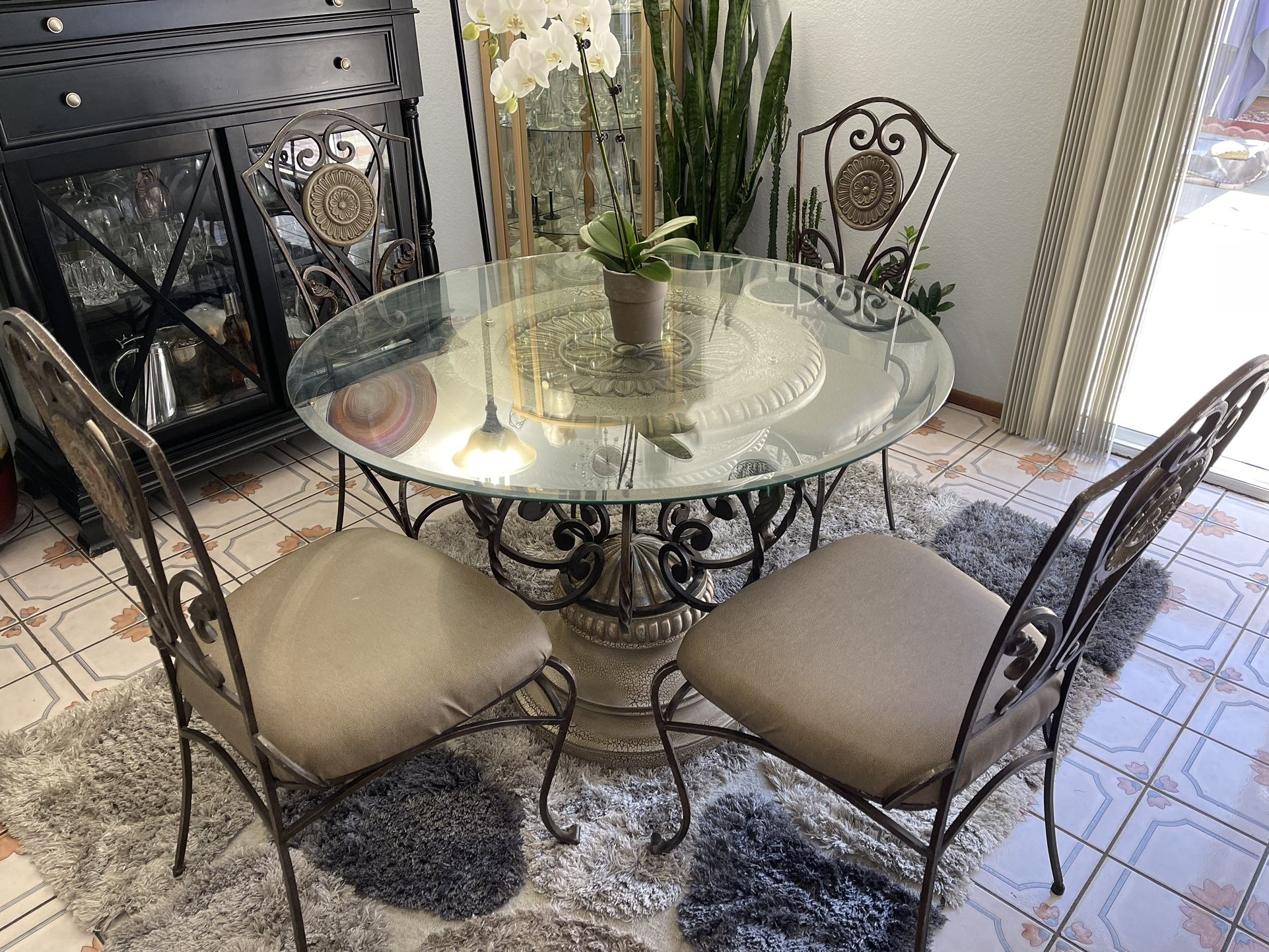 Dining Table With Four Chairs