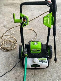 Greenworks electric pressure washer 1800 psi