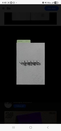 Keaps gothic vol. 1 calligraphy tattoo book