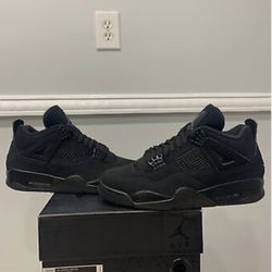 Black Jordan 4s