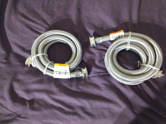 2 5ft New Hoses For Washer