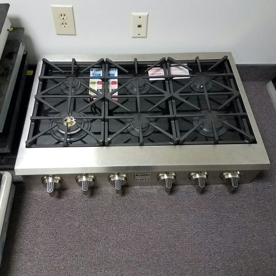 Kenmore pro 36 inch 6 burner cooktop stainless new for Sale in Dallas