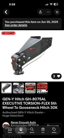 Gen-y fifth wheel Hitch